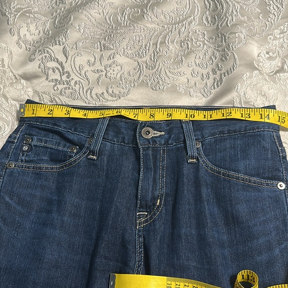 AG Adriano Goldschmied EX-BOYFRIEND SLOUCHY SLIM Dark Wash size 24R - Picture 12 of 13